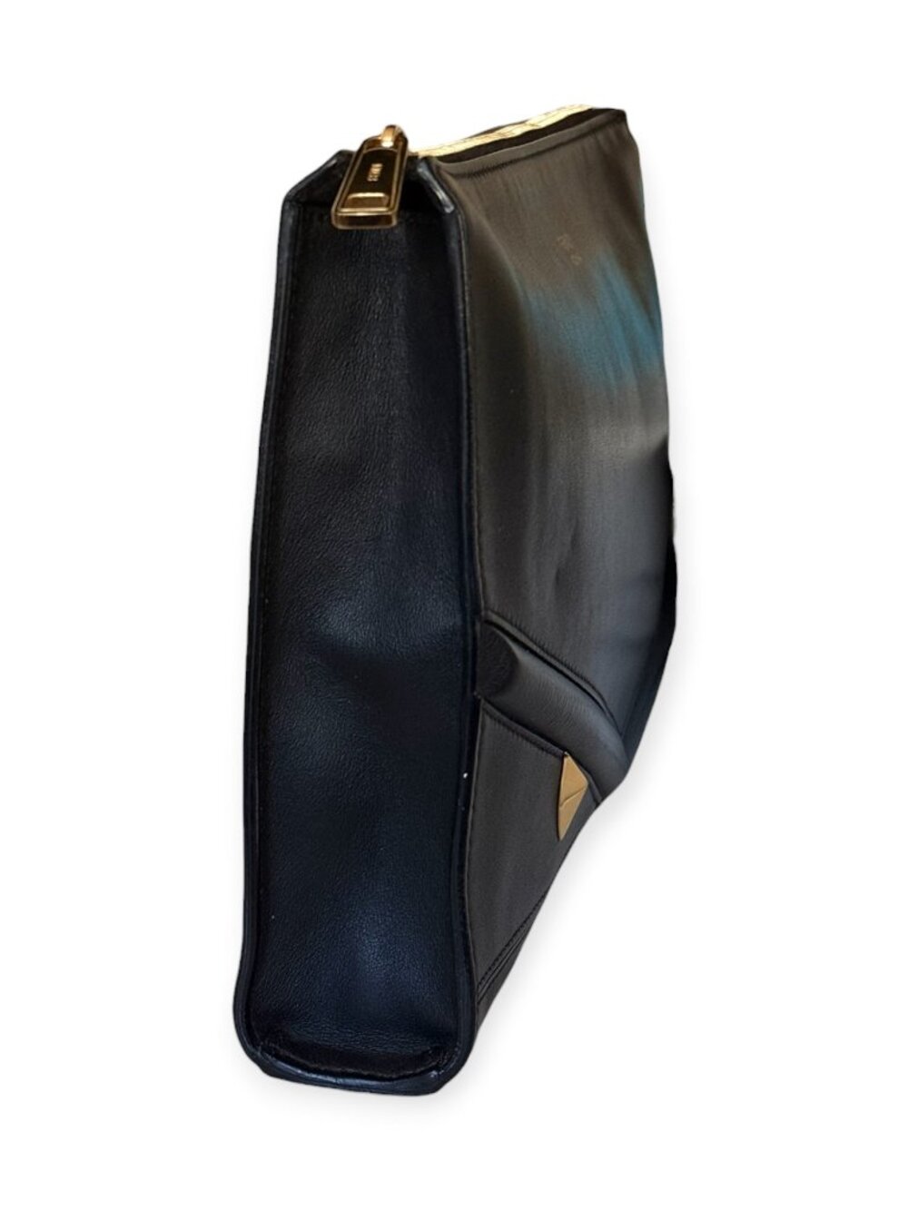 Fendi Bag Bugs Monster Eyes Vitello Leather Clutch | Black - Picture 2 of 7